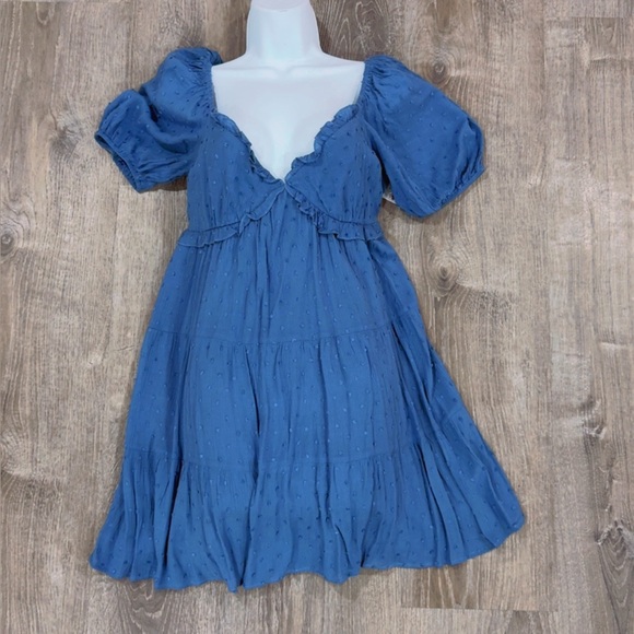 Altar'd State Dresses & Skirts - NWT Altar’d state Maci Clip Dot Mini Dress Size Small